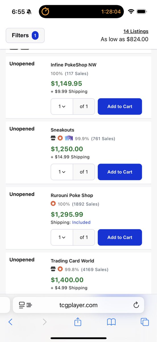 Pay attention to 151 this upcoming week. Bundles are running dry w/ display cases at $1150+ and less than a handle before $1400+ 🤯

Even loose bundles, Pete’s been listing 100 qty each day, raising prices by $1 as they continually sell out. Now we are up to $73 ⬇️ but given