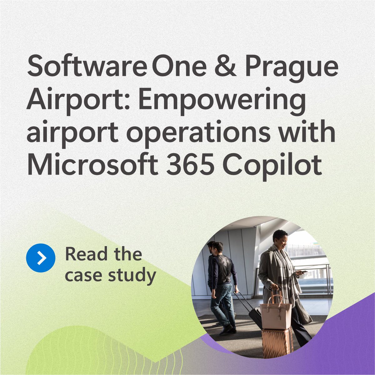 msPartner's tweet image. #MSPartner @SoftwareOne helped Prague Airport unlock real productivity gains with Microsoft 365 Copilot—saving 2+ hours/week per employee and enabling an AI-first mindset through training and hands-on support. 📊🛫 
Learn more: msft.it/6018s3ITi