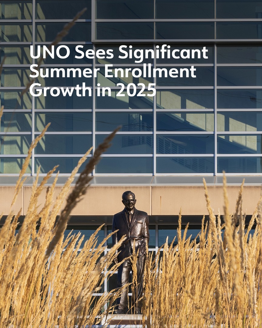 Proud that @unomaha's enrollment grew by 5.8% and a 7.1% increase in credit hours during Summer 2025. This growth shows the extraordinary commitment of our faculty and staff to student success. heyor.ca/3LeA7v