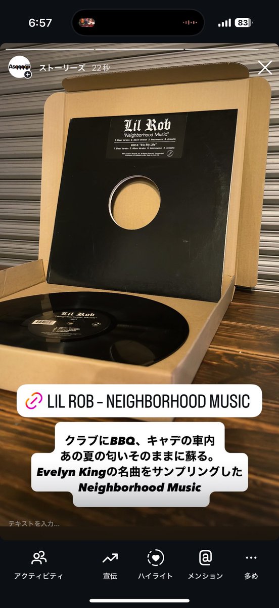 AsapR048's tweet photo. おはようございます☀

Evelyn “Champagne” King の “I Think My Heart Is Telling” をサンプリングしたチカーノ・ラップの名曲。
Neighborhood Music はBBQも夜ドライブも美しく演出する一枚。

#NeighborhoodMusic #LilRob #ItsMyLife #ChicanoRap #WestCoastHipHop 

https://t.co/213gFMdPnX https://t.co/D20Mnbss1p