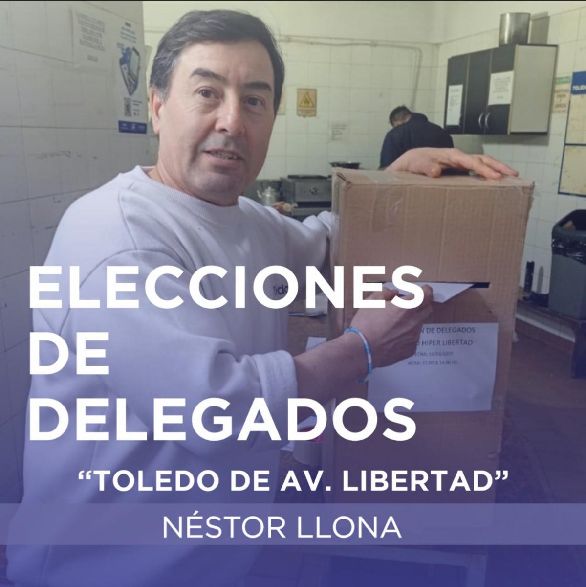 SECZAcomercio's tweet photo. 𝐄𝐋𝐄𝐂𝐂𝐈𝐎𝐍𝐄𝐒 𝐃𝐄 𝐃𝐄𝐋𝐄𝐆𝐀𝐃𝐎

En Supermercados Toledo, se renovó la confianza en Néstor Llona, quien continuará representando a sus compañeros como delegado gremial.

¡Felicitaciones y a seguir trabajando por los derechos de todos!✊👏 https://t.co/fgFgwiMc7h