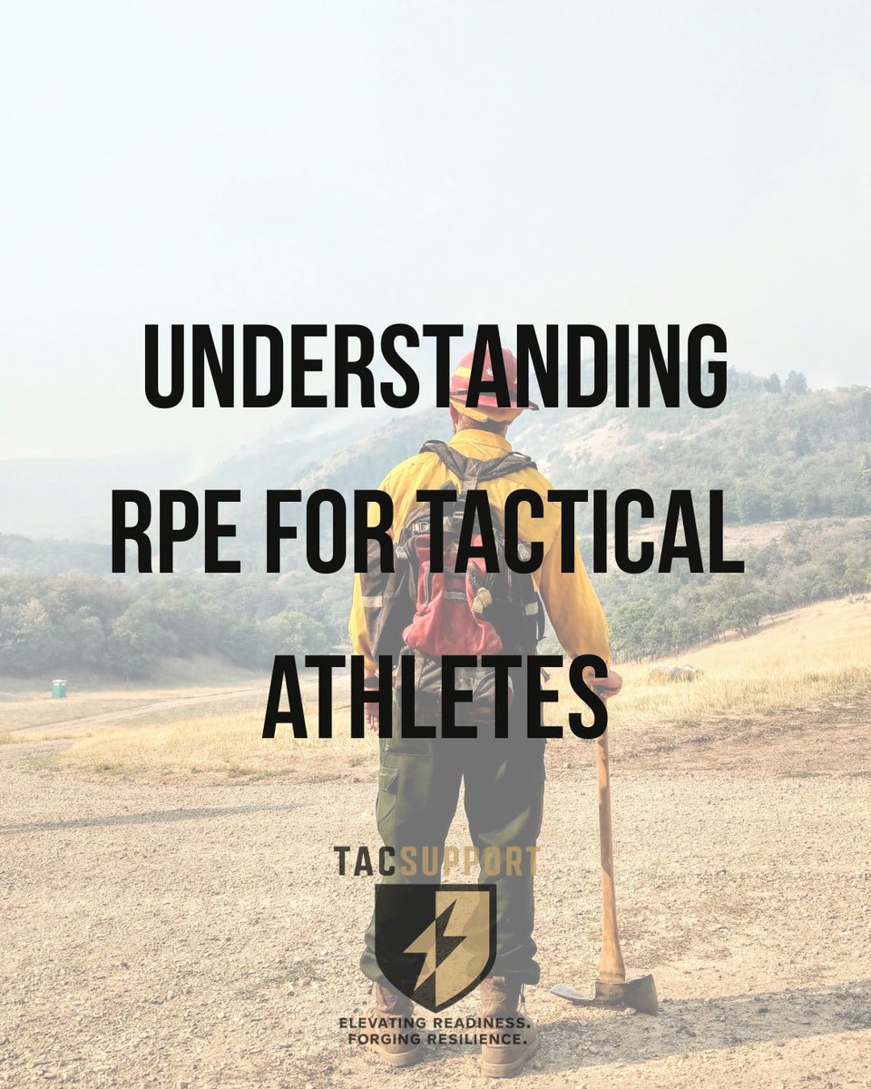 TACspt's tweet image. 1/5 If you’re a #TacticalAthlete you need to know about RPE (Rate of Perceived Exertion) and how to use it in your program. 

Lucky for you, we’ve got you covered. 

#MilitaryFitness #LawEnforcement #FireFighter #Fitness