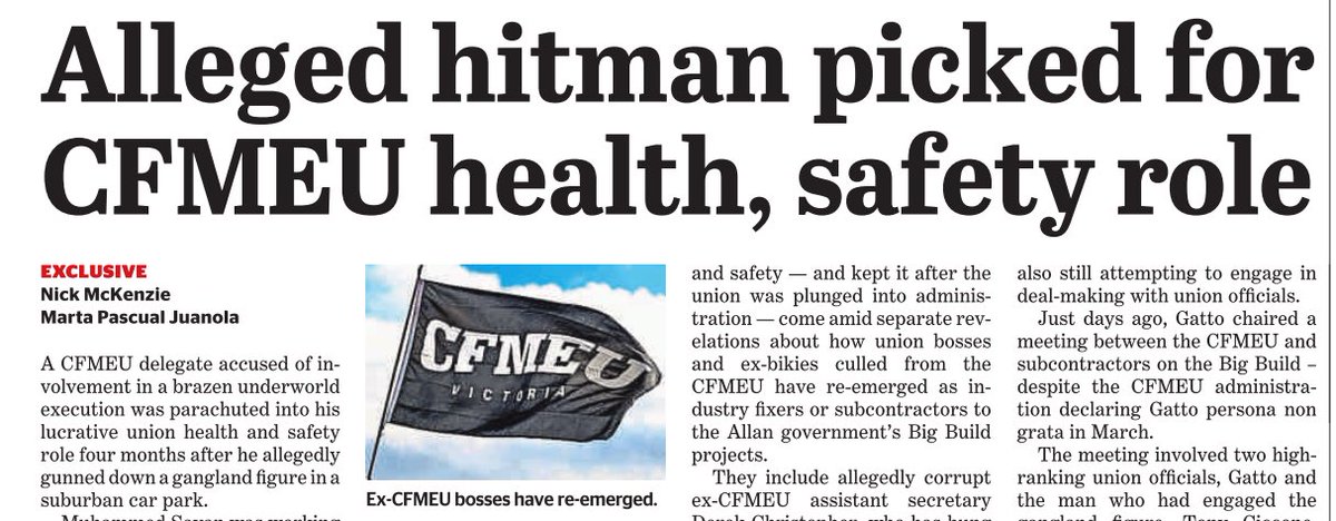 Finally workplace health and safety gets front page attention in the newspapers….. Oh, wait, hang on a minute…….Oops
#OHS #WHS