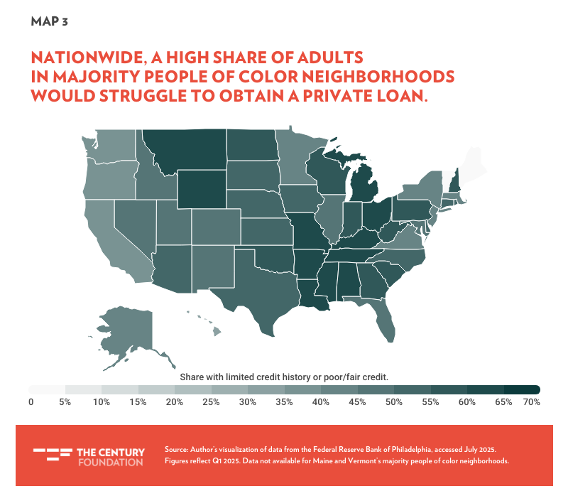 nasfaa's tweet photo. The elimination of the #GradPLUS loan program, due to the #OneBigBeautifulBill Act, will result in many more adults struggling to obtain a private #StudentLoan to fund their graduate education, according to a new analysis from @TCFdotorg: https://t.co/AhBHyunqeG https://t.co/N3dGIZ9H6u