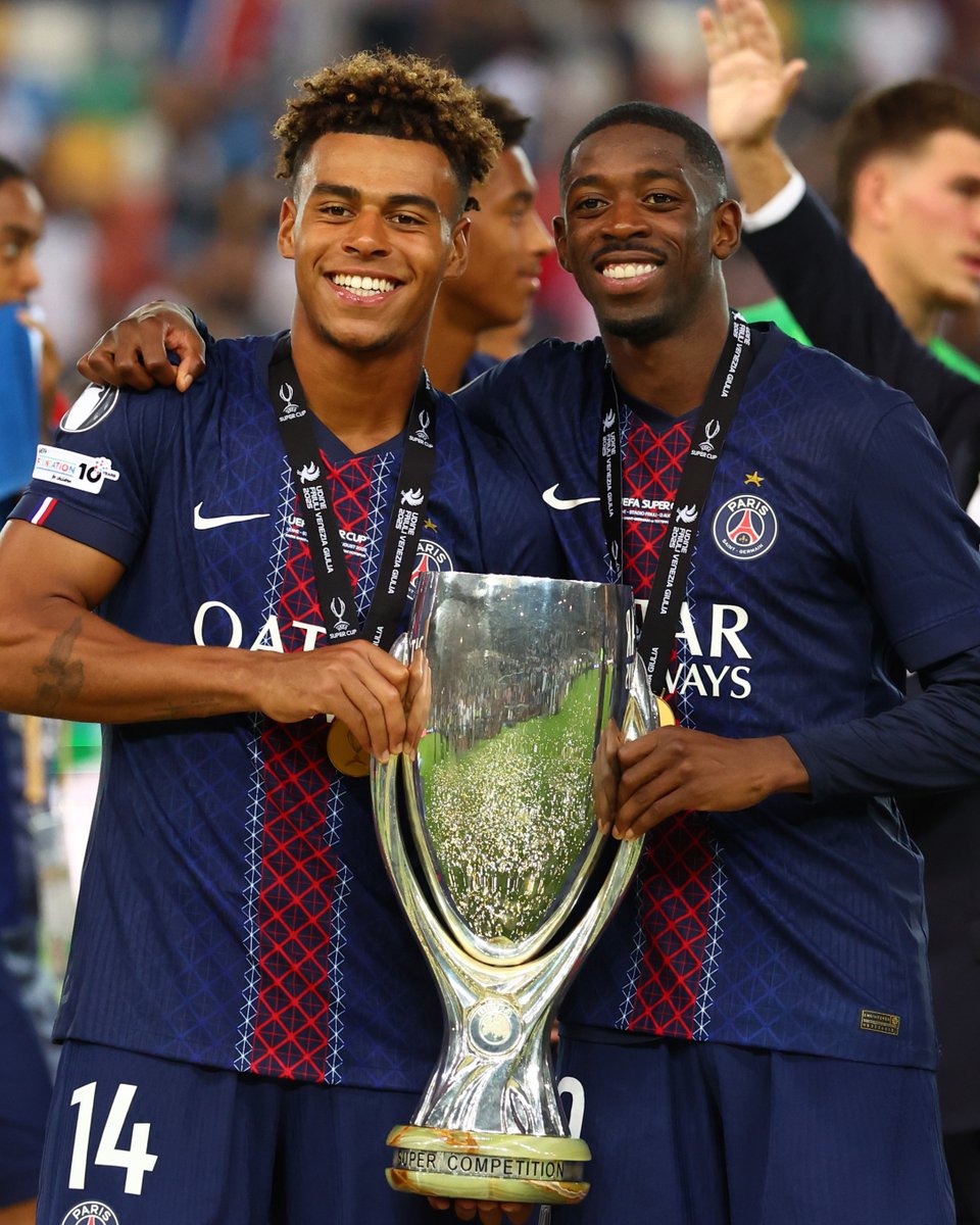 Doué x Dembélé 🏆

#SuperCup