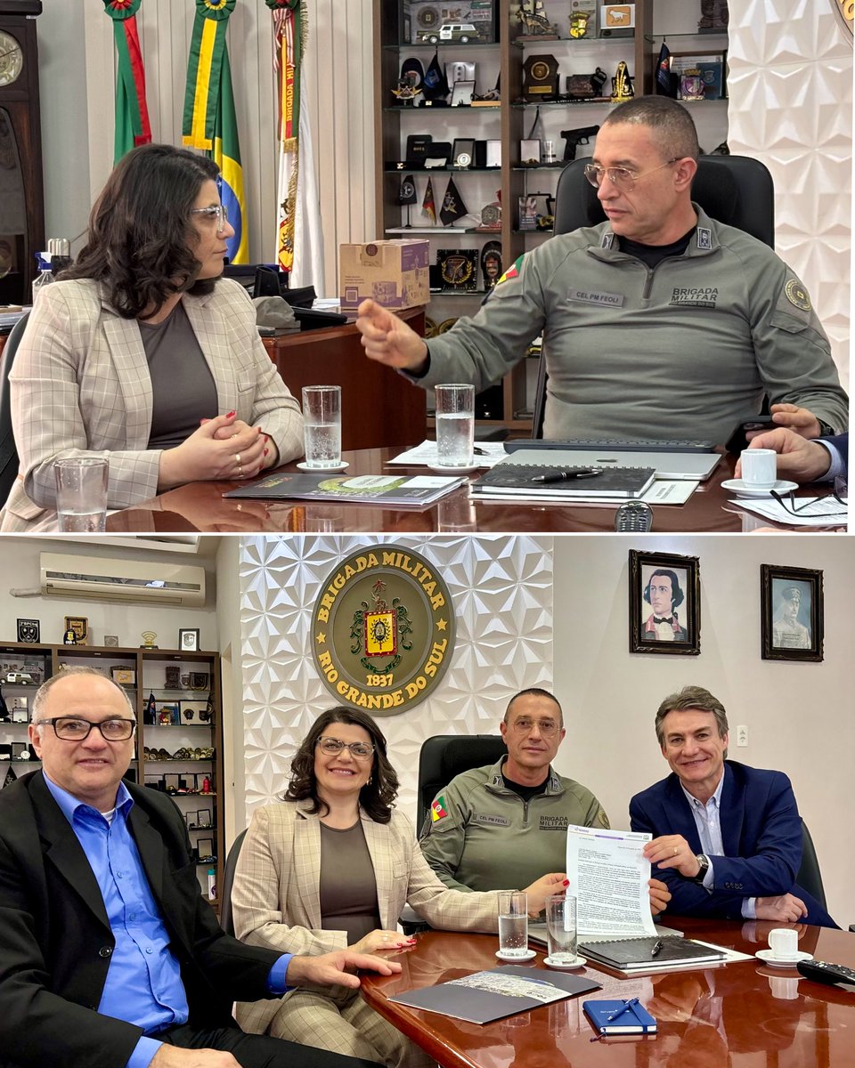 nauramarau's tweet photo. 🚨👮‍♀️ Grande notícia para Marau! Em reunião com o Deputado Zanchin e o Cel. Feoli, garantimos: +2 soldados, 2 motos p/ trânsito e 2 viaturas (Corolla Cross e Hilux) para a BM. Mais segurança para nossa cidade! 💙🔐 #Segurança #Marau #BMRS

Veja mais: https://t.co/i0c2S7uovx https://t.co/IcaKH1Ahvz