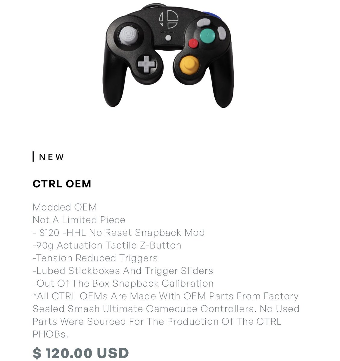 selling new OEMs $120, ships next day, link in bio. anyone who buys an OEM or a Phob, if they want, can play a first to 10 with me when i'm streaming just lmk ^-^