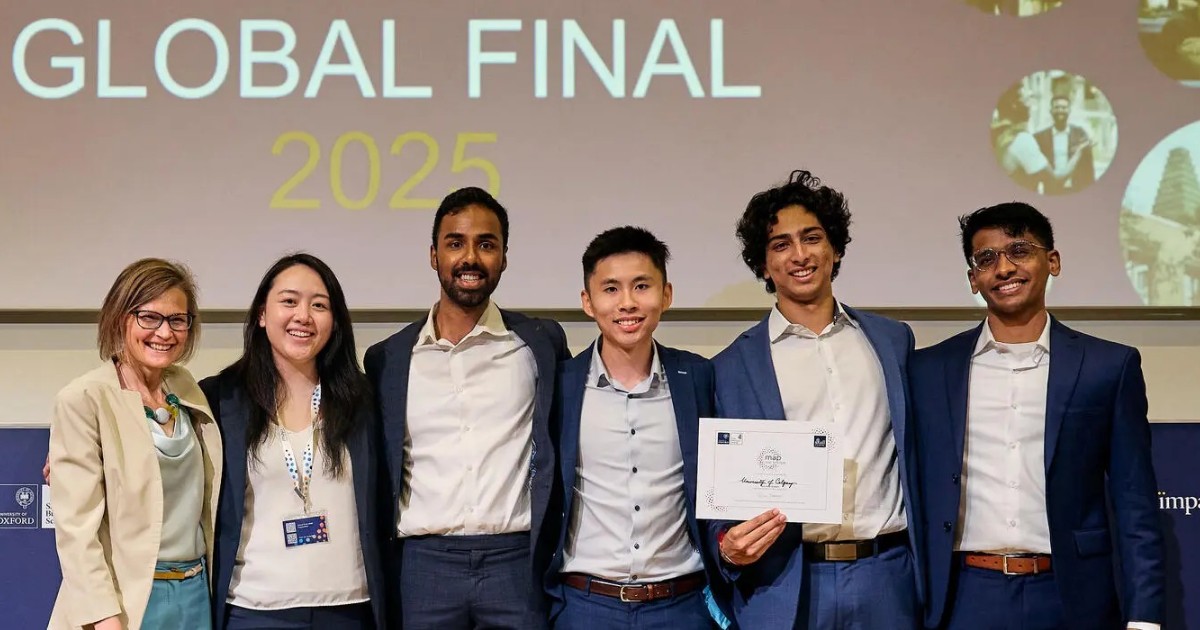 U Calgary (@ucalgary) on Twitter photo #UCalgary students place third globally in Map the System social innovation competition bit.ly/4fwIyOY <a href="/HunterHubYYC/">Hunter Hub @ UCalgary</a> #UCalgary students place third globally in Map the System social innovation competition bit.ly/4fwIyOY <a href="/HunterHubYYC/">Hunter Hub @ UCalgary</a>