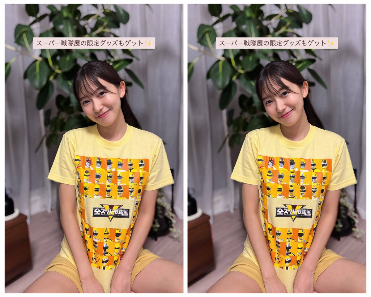 全スーパー戦隊展 歴代 イエロー Tシャツ XL サイズ 未開封 黄色 【XL 