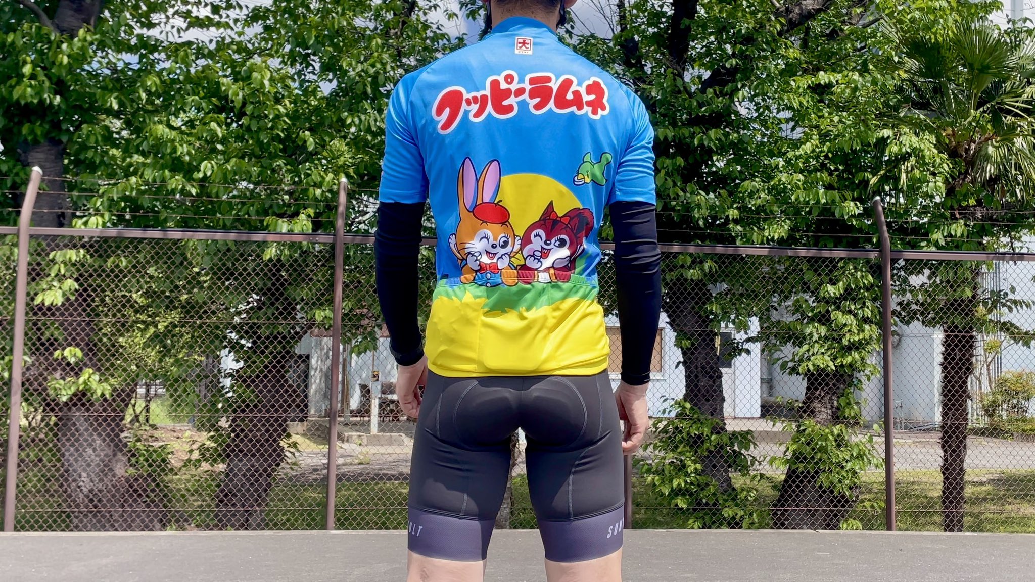 FICE UZM クッピーラムネ サイクルジャージ Mサイズ ステッカー FICE UZM クッピーラムネ サイクルジャージ Mサイズ ステッカー