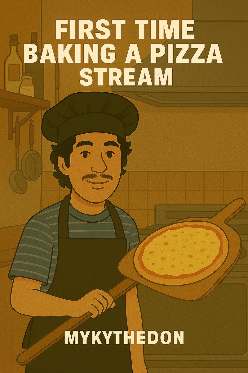 FIRST TIME BAKING STREAM, TONIGH'S CHALLENGE: PIZZA 🍕🍕 TUNE IN ON TWITCH.TV/mykythedon6