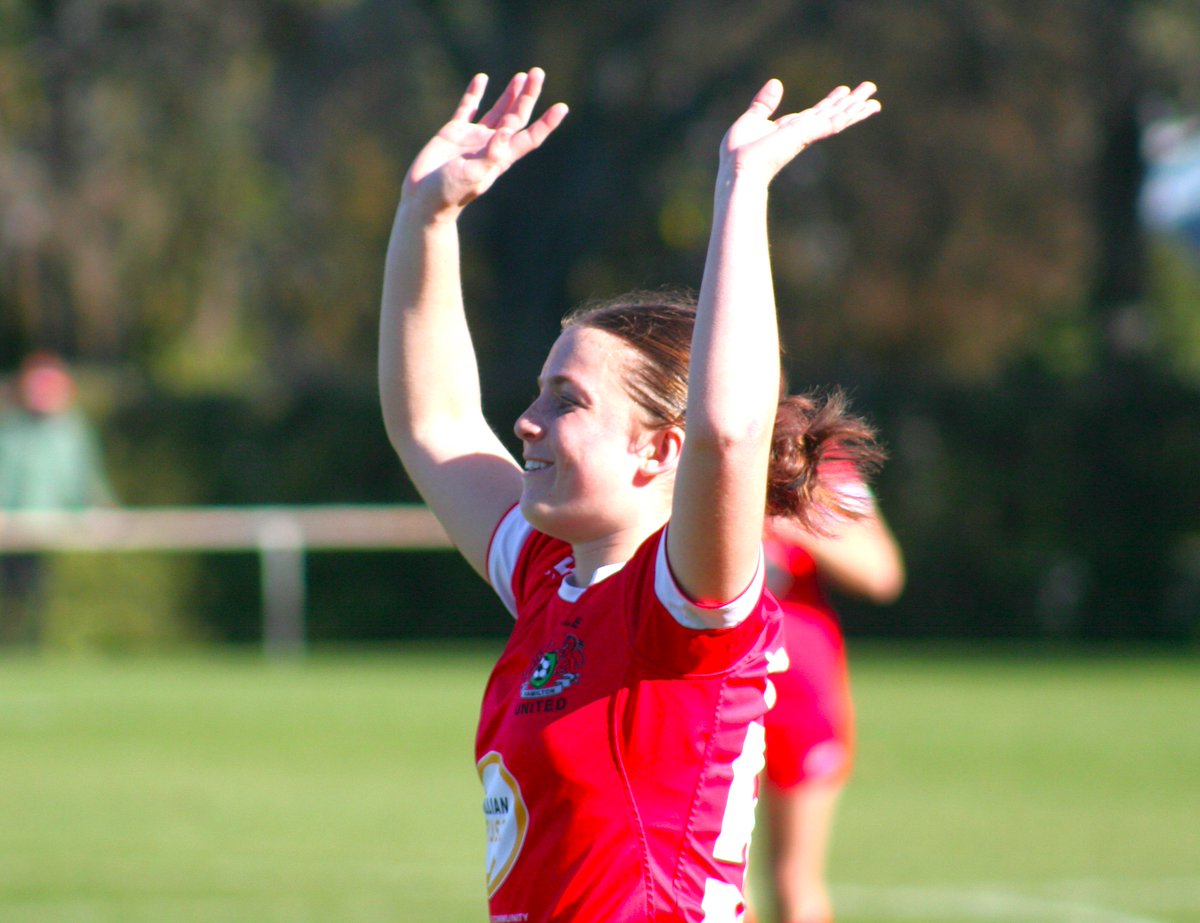 Melville women's left back Erin Orchard had a fruitful day as she scored her maiden northern league goals in the 5-0 win over Onehunga Mangere.