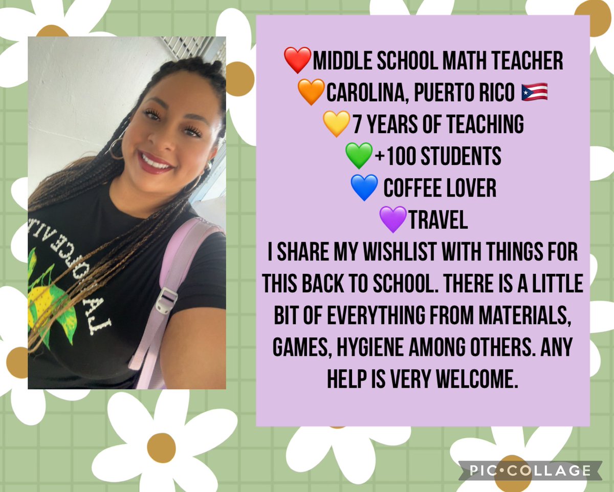 Jul🌻 🇵🇷 (@julevelynmarie) on Twitter photo <a href="/MsStubbs3/">Ms. Stubbs</a> I share my wish list with things for this back to school. There is a little bit of everything from materials, games, hygiene among others. Any help is very welcome. 🫶🏽 #JohnClearMyList #clearthelist
shorturl.at/YO0yP <a href="/MsStubbs3/">Ms. Stubbs</a> I share my wish list with things for this back to school. There is a little bit of everything from materials, games, hygiene among others. Any help is very welcome. 🫶🏽 #JohnClearMyList #clearthelist
shorturl.at/YO0yP