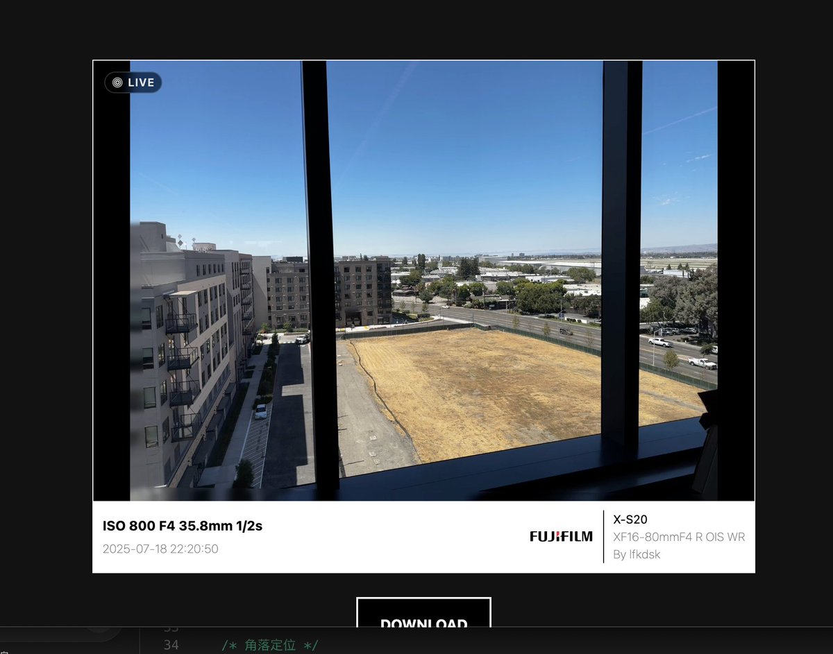做了下 LivePhoto 的功能，忽略这个 EXIF 我随便填的