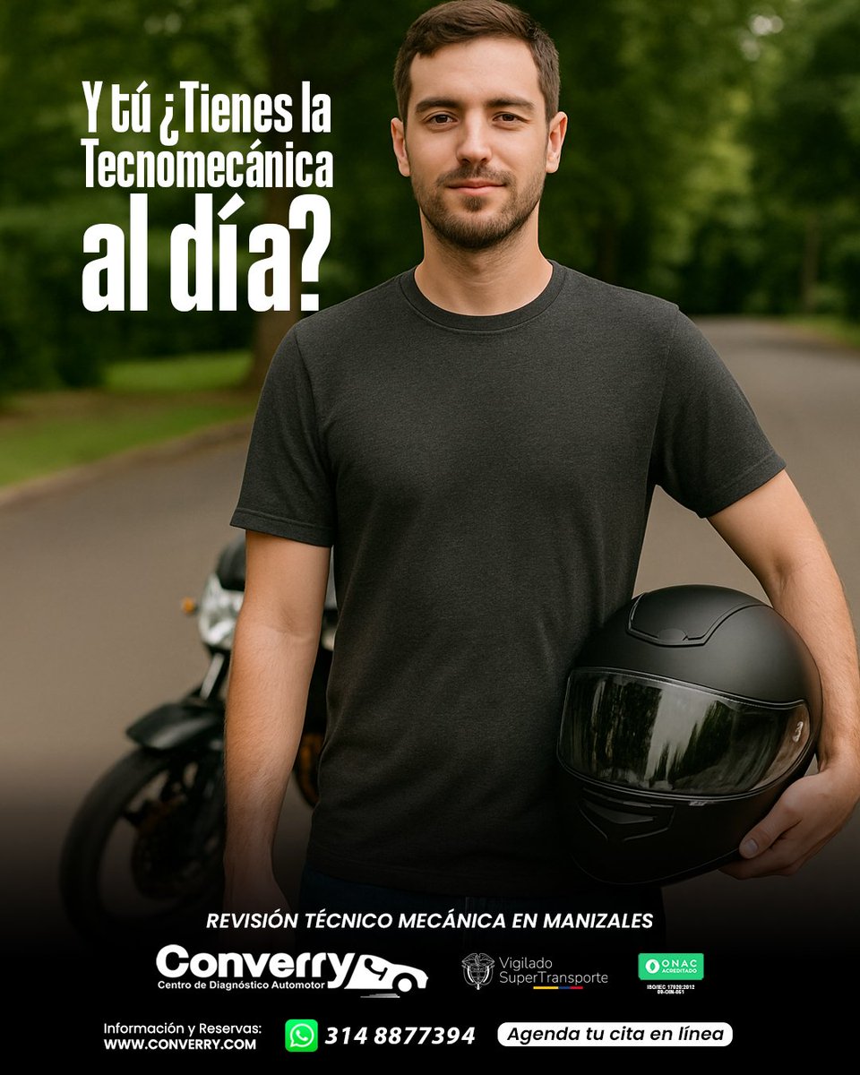 cdaconverry's tweet photo. ¿Sabías que no tener la Revisión Técnico Mecánica al día te expone a multas, inmovilización y, lo más grave, a accidentes?

Hazla a tiempo y cuida tu vida y la de los demás. 

#Tecnomecanica #SeguridadVial #Manizales #Caldas https://t.co/7B4HlmU3MO
