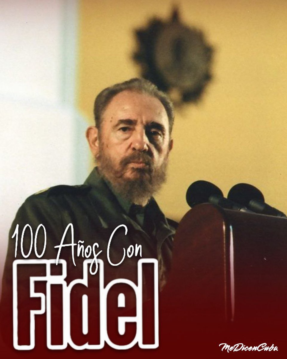 Si nos preguntan por el modelo de hombre nuevo, por el paradigma del revolucionario, y el estadista universal sin dudarlo responderemos, Fidel, siempre Fidel”. 
@OleinisGon32327
<a href="/AsicIngenio/">Asic Ingenio Edo Miranda</a> 
 @Cubamir_Ven 
  #100AñosConFidel
 #CubaPorLaVida