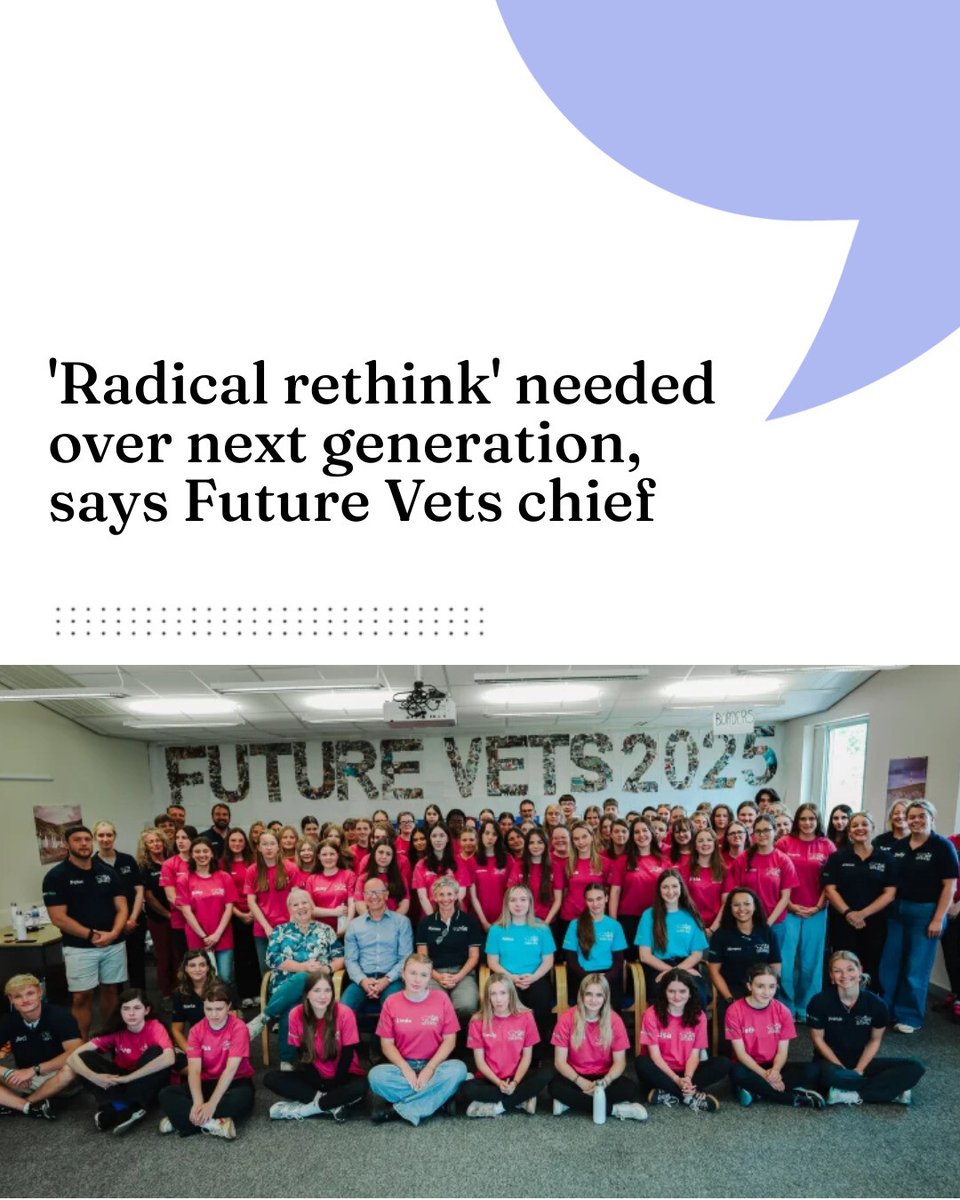 'Radical rethink' needed over next generation, says Future Vets chief

 vettimes.com/news/vet-nursi…