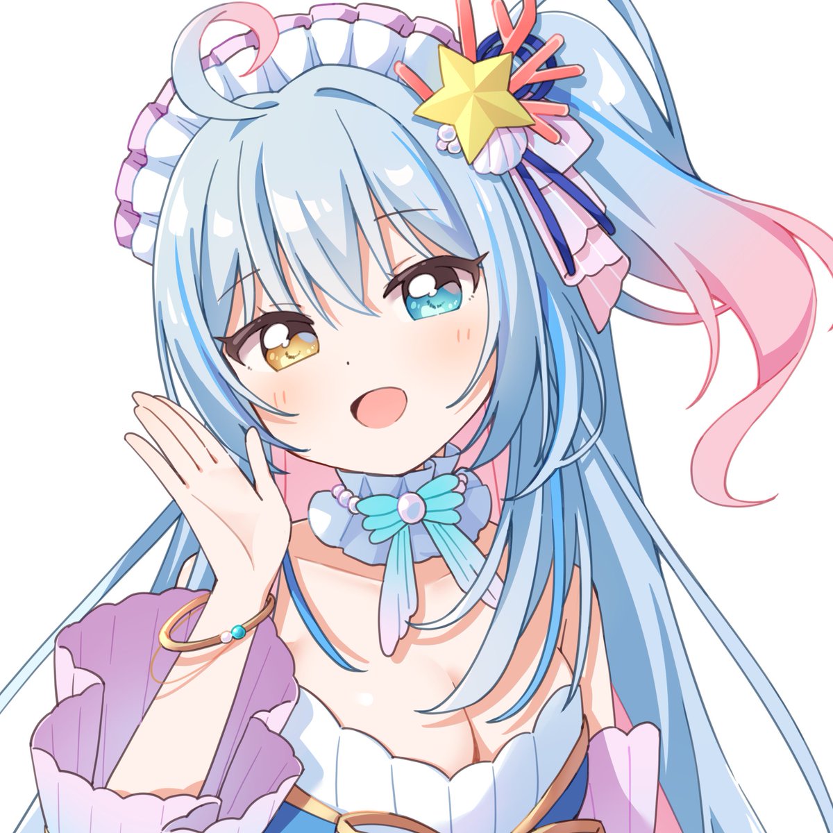 おはようございます！
今日もがんばりましょうね💙
#おはようVtuber #新人Vtuber