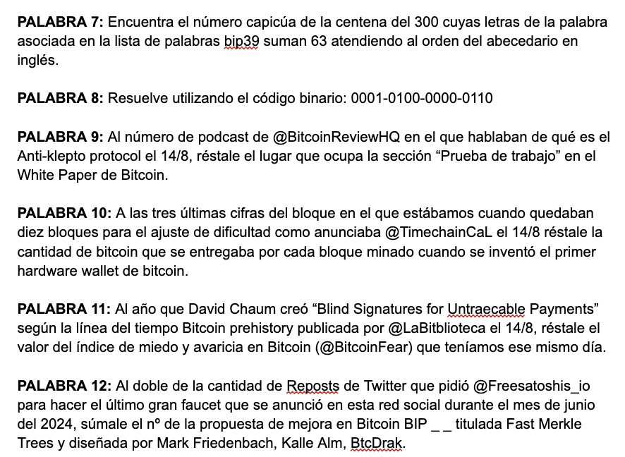 🧩 ¡Prepárense para el Reto Satoshi! El Juego de la Seed EXPLOTA HOY! 💥
¡Ey, FreeSatoshi Gang! 🚀 ¿Listos para un desafío mental que además ¡te llenará de satoshis? 😎 Hoy lanzamos nuestro épico JUEGO DE LA SEED, una aventura de acertijos donde tu ingenio será tu mejor