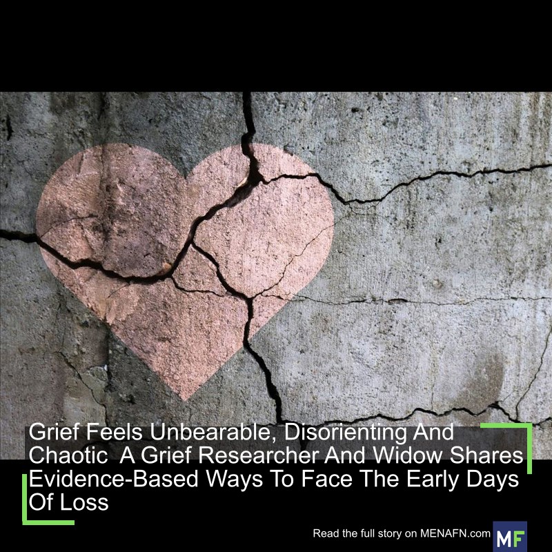 MENAFN's tweet image. Grief Feels Unbearable, Disorienting And Chaotic A Grief Researcher And Widow Shares Evidence-Based Ways To Face The Early Days Of Loss #Grief #Feels #Unbearable, #Disorienting #Chaotic #Grief #Researcher #Widow #Shares #Evidence-Based #Ways #Face #Early… dlvr.it/TMT1zk