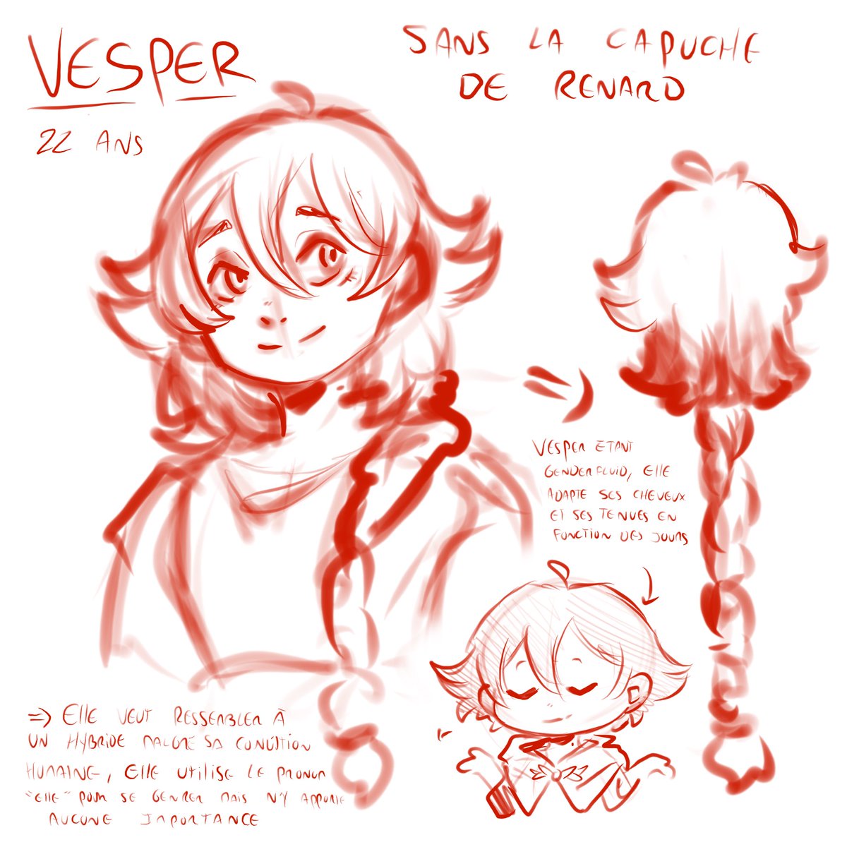 Petites recherches sur le design de Vesper !
#lescristauxmémoriels #webtoon #comic #sketch