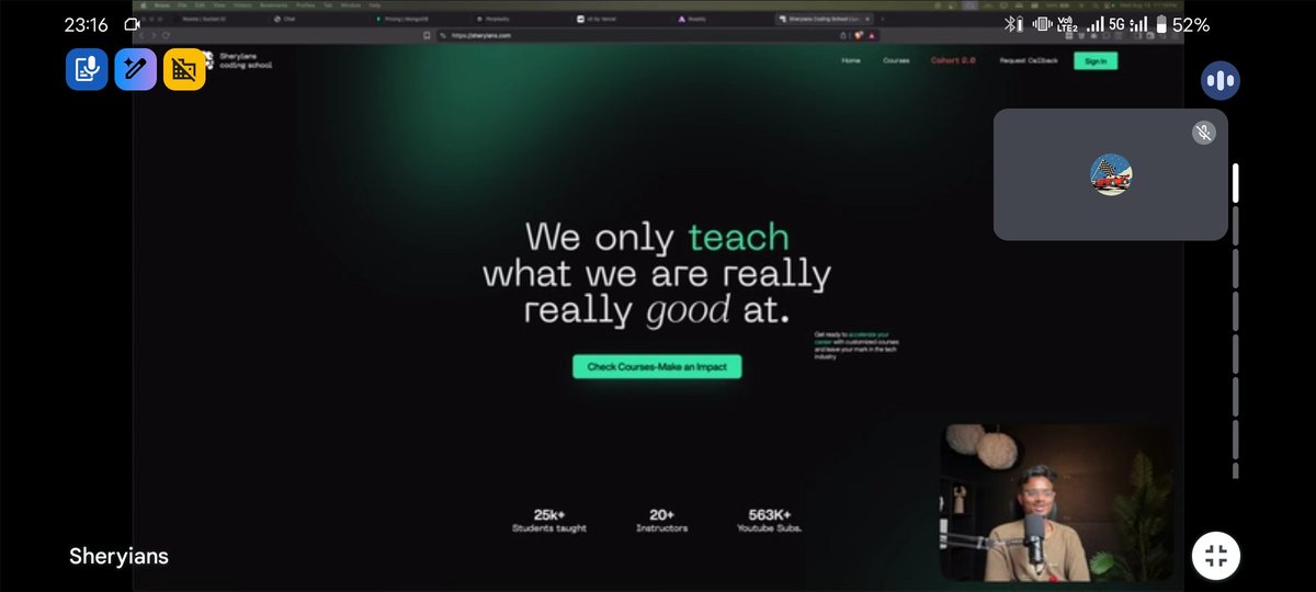 asyncAyush's tweet image. For the last 2 hours, I’ve been attending a backend class, learning Socket.IO by @ankurdotio
@harshbhaiyaa @sarthacksharma