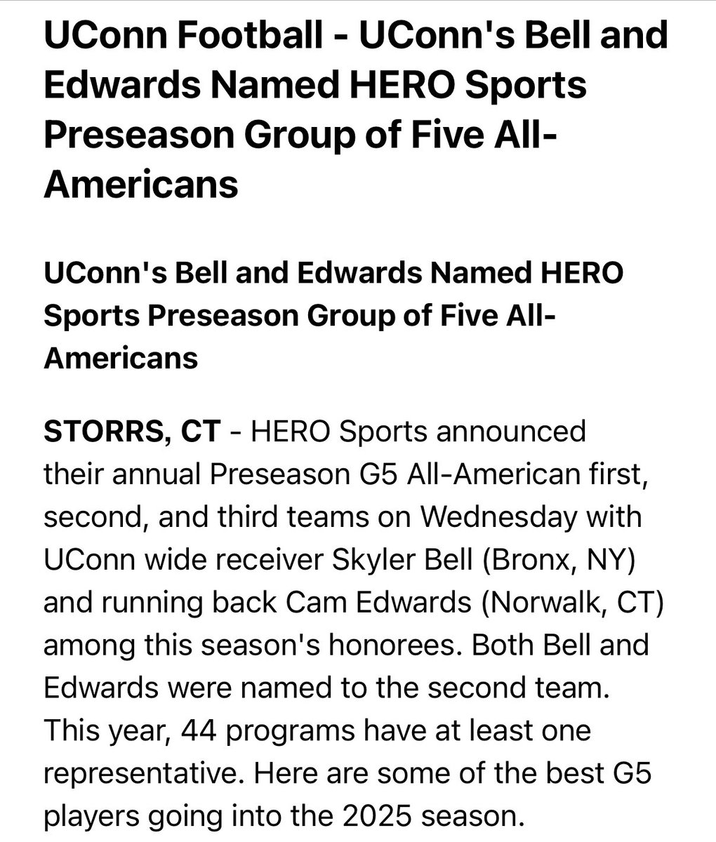 More accolades for Skyler Bell and Cam Edwards