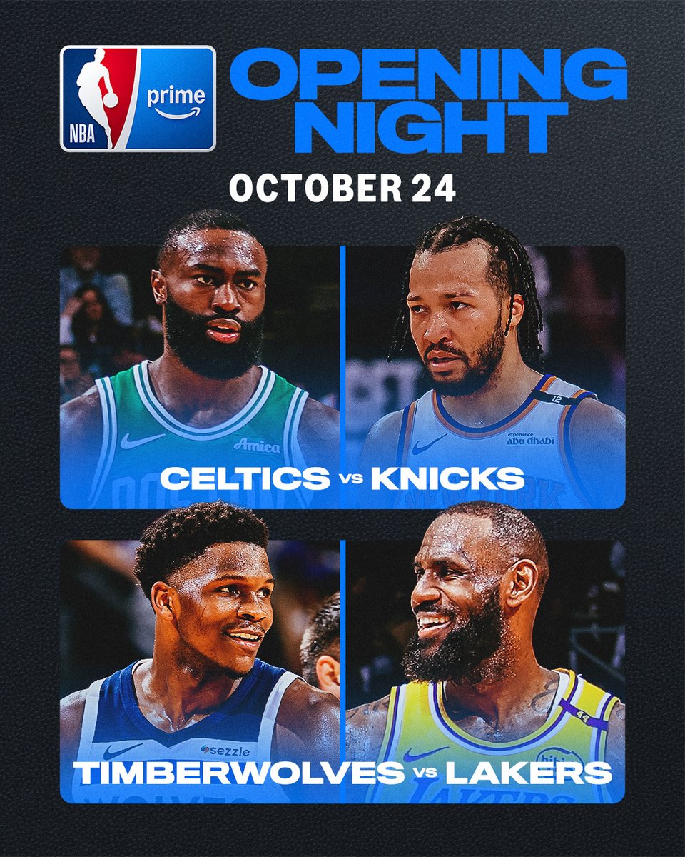A new NBA era is here.

NBA on Prime begins October 24th.