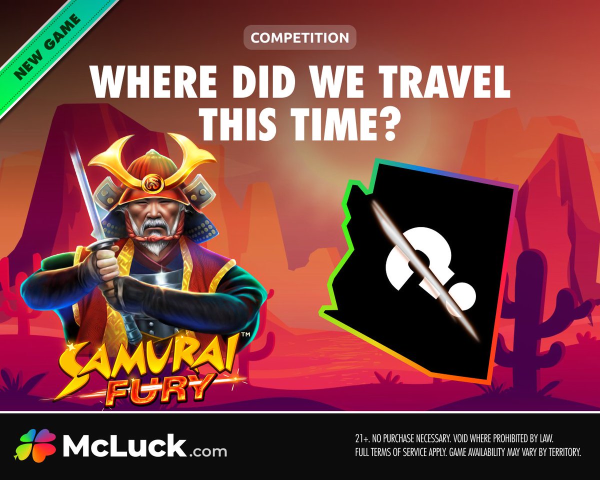 McLuckOfficial's tweet photo. 🔥 COMPETITION 🔥

Our warrior from Samurai Fury took a break from the epic #McLuck reels to explore a whole new battleground!

Can you guess where is he?

💡 Hint: This state’s home to the Grand Canyon and some of the hottest U.S. summers.

Comment + #LuckCompetition to be 1 of 20 to WIN GC 40,000 + FREE SC 20! 🎁

Ends Aug 13, 11:59PM PT.

Play Now! LINK IN BIO! 📲