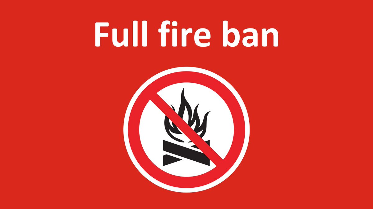 Effective THURSDAY, AUGUST 14 at 5:00PM a full fire ban has been issued for Algonquin Provincial Park.

Wondering what equipment you can use during a fire ban? blog.ontarioparks.ca/equipment-allo…

Visit our website for up-to-date information: ontarioparks.com/alerts