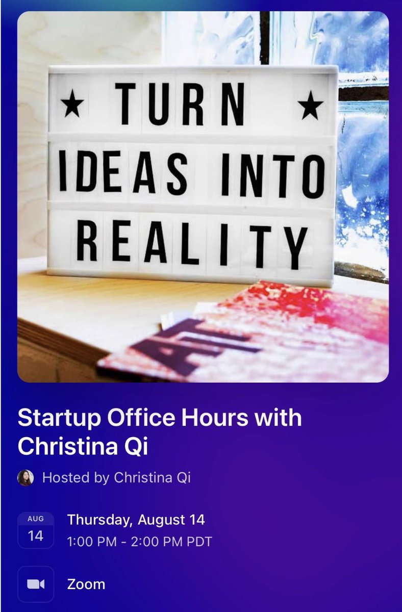 Final reminder - I’m hosting office hours tomorrow. Bring startup and hedge fund questions. Link bel
