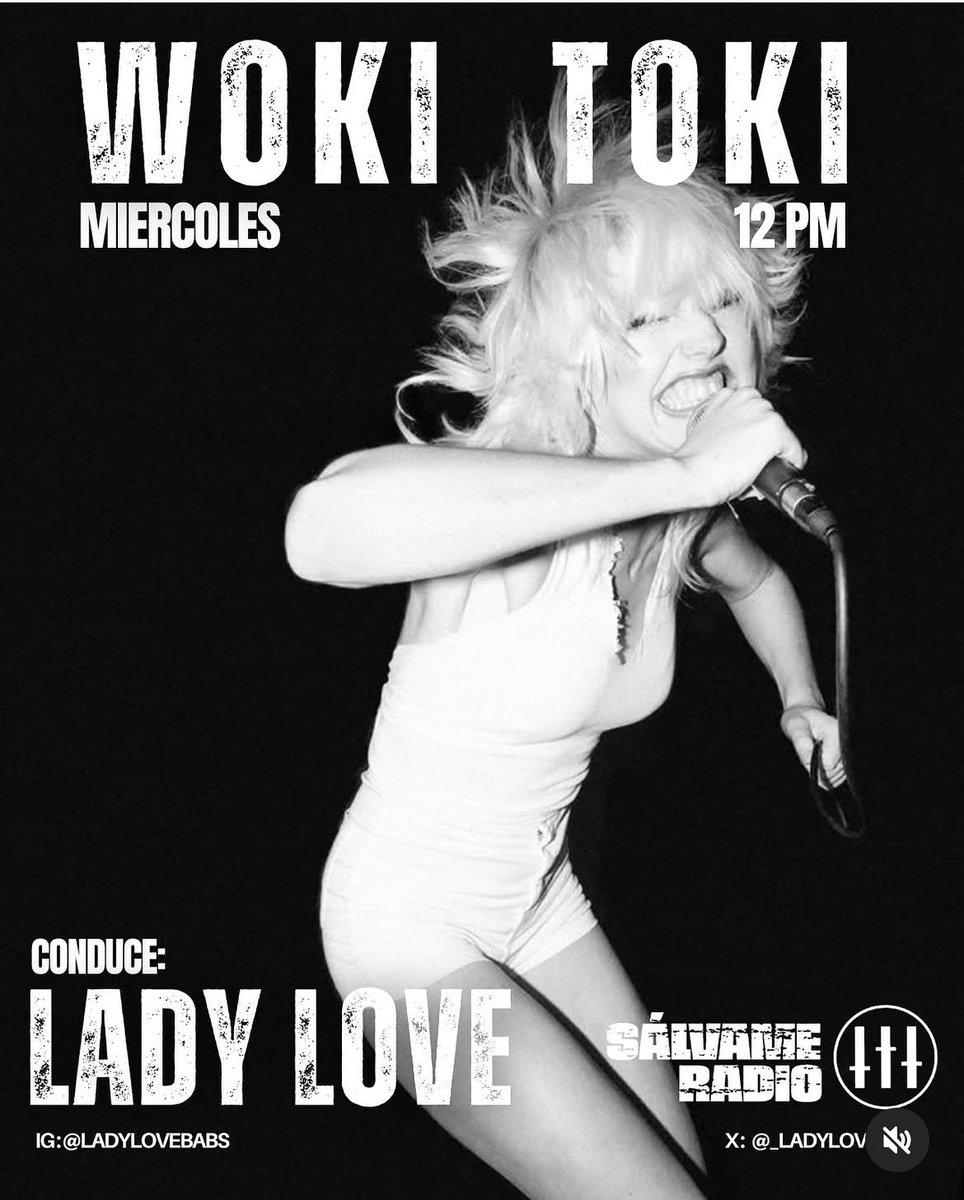 MIERCOLES, 12 PM | Comunicate con <a href="/_ladylove/">Lady Love</a>  usando #WokiToki 

💊 Escúchala en vivo o en su versión resucitada a la hora que quieras.

salvameradio.com/links