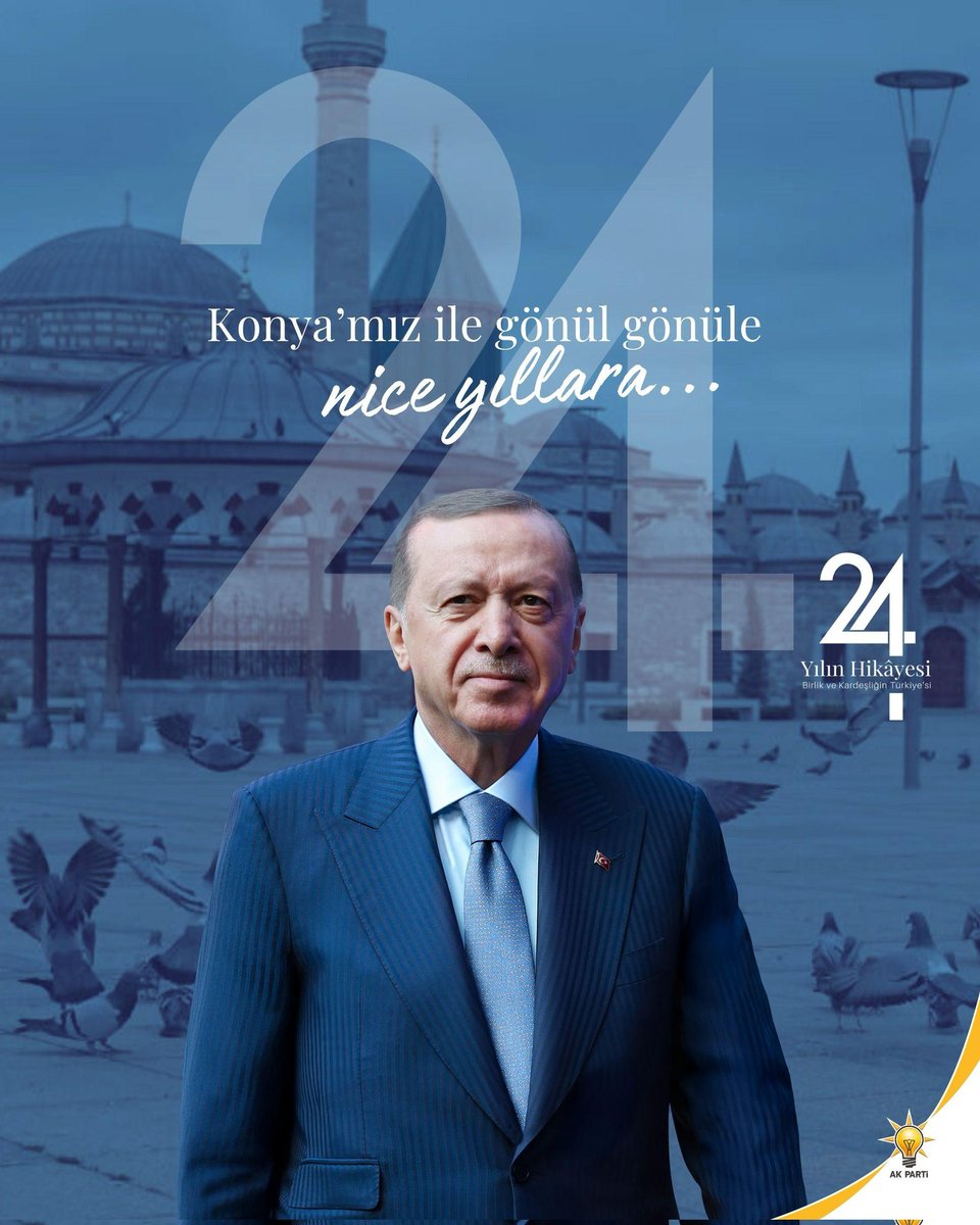 Konya’mız ile gönül gönüle nice yıllara...
#24YılınHikayesi