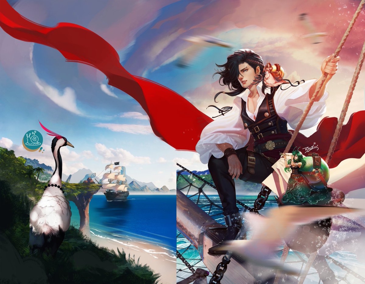 Cover (and back cover) art for "Of Trails and Snails", a new Snailgirl adventure novel by <a href="/DDoubleBlinDD/">ᴅᴏᴜʙʟᴇʙʟɪɴᴅ</a> 

...I wonder how Snail girls deal with saltwater? 

 #Art #Anime #Coverart #Digitalart