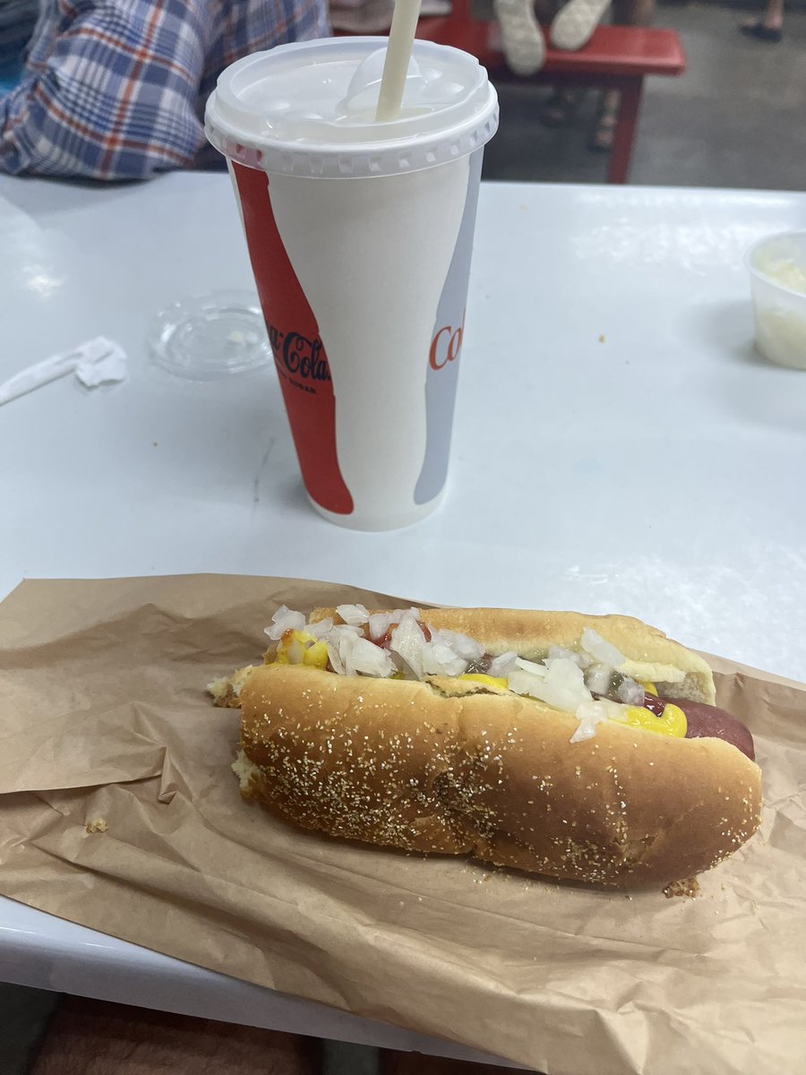 Went a little wild and had three hot dogs last night for dinner. Cutting it back this afternoon with only one hot dog for lunch. Life is all about finding  #balance