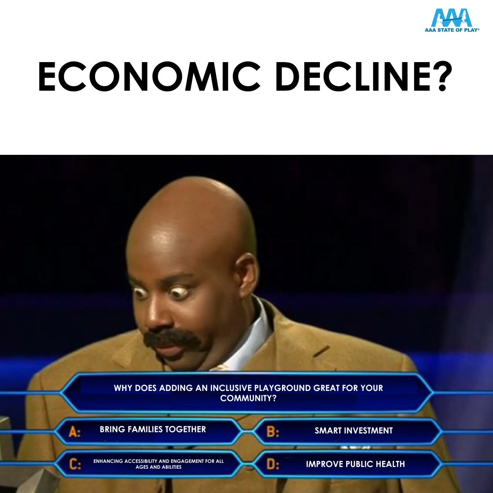 Playgrounds that are inclusive unite people, provide happiness, &amp; support communities whether or not they are economically successful.

Click this link to read the article &amp; get 15% off with a free quote!

hubs.la/Q03C7Vlm0

#AAAStateOfPlay #Economy #Community