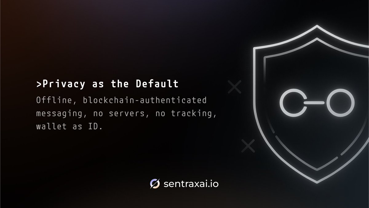 Privacy as the Default 🛡

Most networks are glass roads, easy to watch and track , Sentrax builds hidden paths only the intended can walk.

The first blockchain-authenticated mesh messenger, fully offline, serverless, uncensored.

Your wallet is your identity
Messages move
