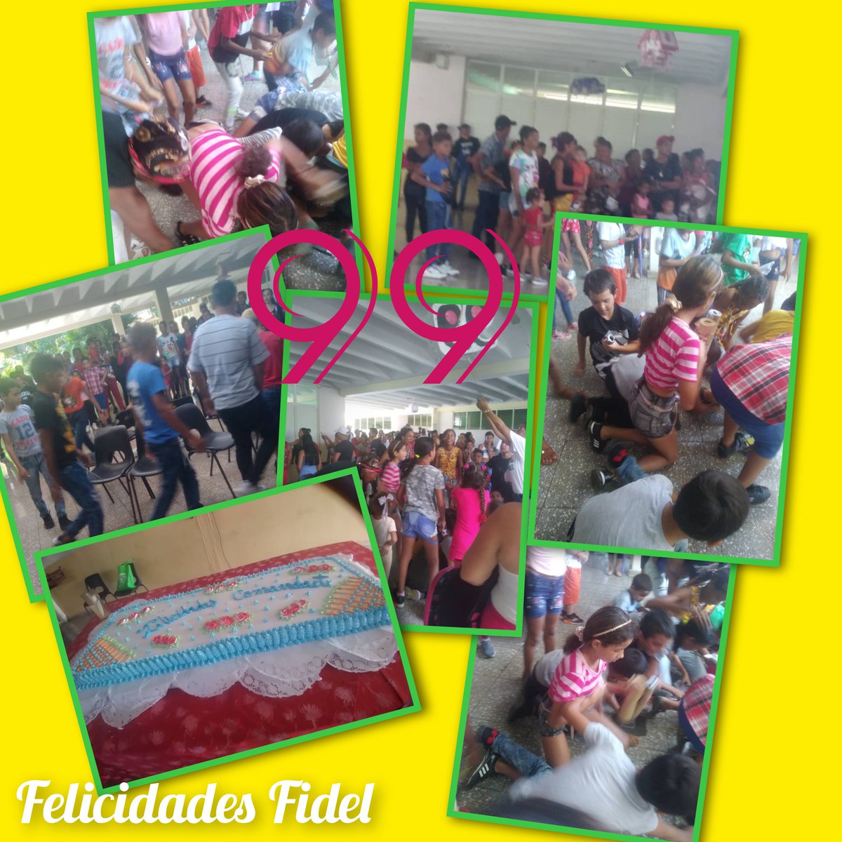CuetoEducadores's tweet photo. Celebran en el centro mixto 6 de Agosto el 99 cumpleaños de Fidel. Felicidades Comandante en Jefe. #FidelPorSiempre @BatistaDelver @CubaMined @DPEHolguin #CienAñosConFidel https://t.co/MjhUsAWOT0