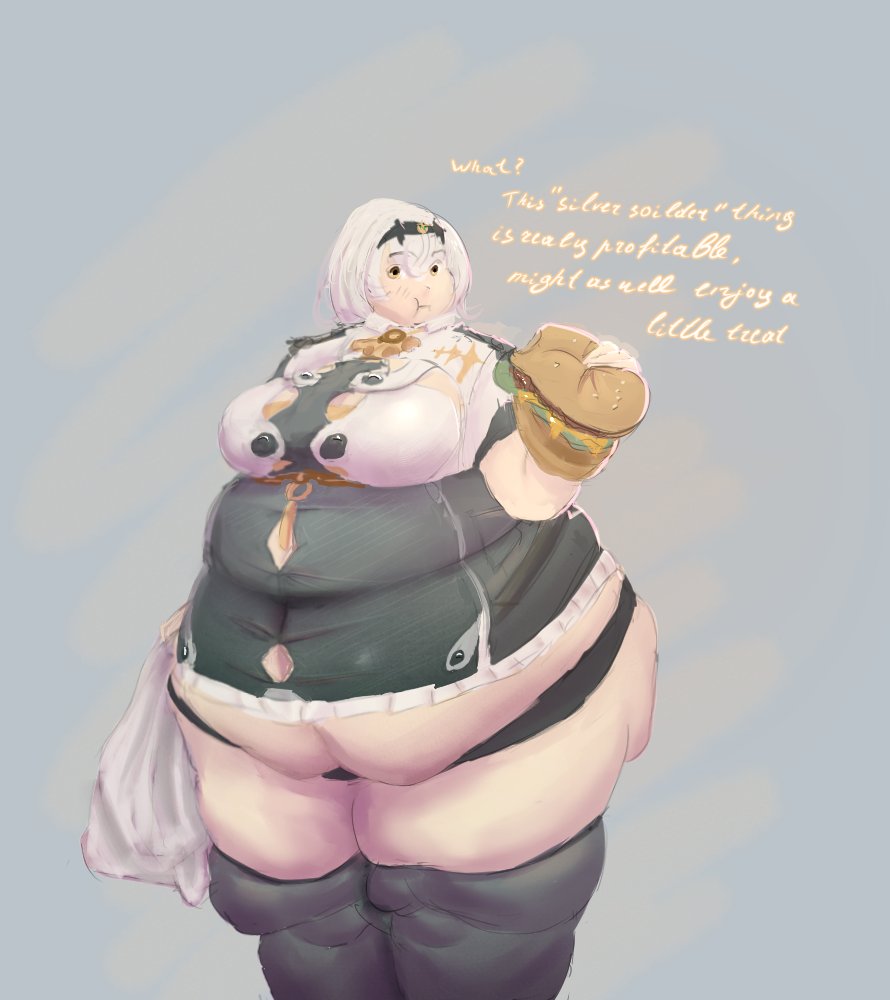 trying to develop a process of sorts, going well, i only wish the shading could be actually good lol
(fat gurl anby eating borgir)