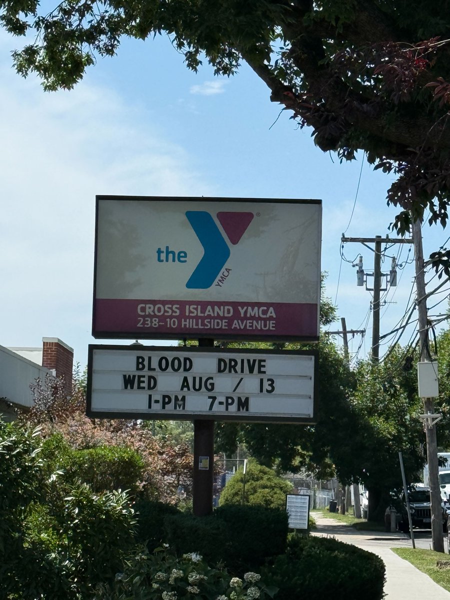 Council Member Linda Lee (@cmlindalee) on Twitter photo Stop by and save a life! The Cross Island <a href="/ymcanyc/">YMCA of Greater New York</a> is hosting a blood drive today until 7PM with the <a href="/NYBloodCenter/">NY Blood Center</a>! Please see the link for appointment times! bit.ly/41ASTUb Stop by and save a life! The Cross Island <a href="/ymcanyc/">YMCA of Greater New York</a> is hosting a blood drive today until 7PM with the <a href="/NYBloodCenter/">NY Blood Center</a>! Please see the link for appointment times! bit.ly/41ASTUb