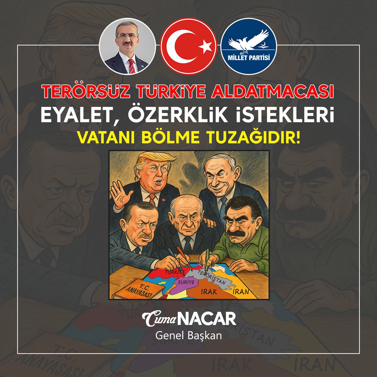 BOP dalgası, Suriye olayları ile Türkiye sınırına dayanmıştır. Bölgedeki çatışmaların tümü vekalet savaşlarıdır. Suriye’nin kuzeyinde sözde özerk, kukla nüve bir ‘Suriye Kürdistanı’ amaçlanmaktadır. Türkiye’nin güneydoğusunun da dahil edilmesi ile ‘Büyük Kürdistan’ hayali