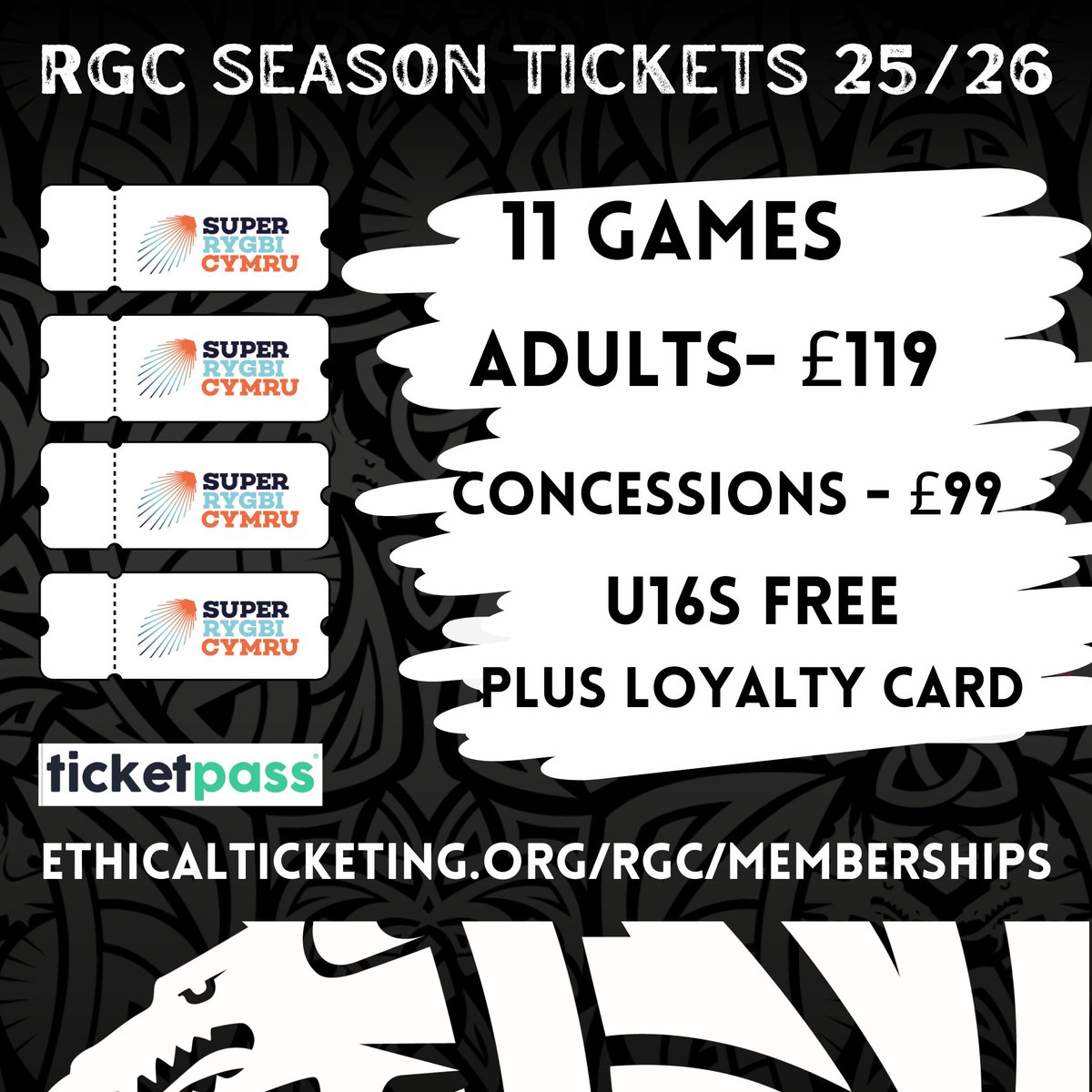 RGCnews🏉 (@rgcnews) on Twitter photo Season tickets on sale now
Tocynnau Tymor ar werth nawr
<a href="/StadiwmCSM/">Stadiwm CSM</a> <a href="/SuperRygbiCymru/">Super Rygbi Cymru</a> <a href="/ticketpassHQ/">Ticketpass</a> Season tickets on sale now
Tocynnau Tymor ar werth nawr
<a href="/StadiwmCSM/">Stadiwm CSM</a> <a href="/SuperRygbiCymru/">Super Rygbi Cymru</a> <a href="/ticketpassHQ/">Ticketpass</a>