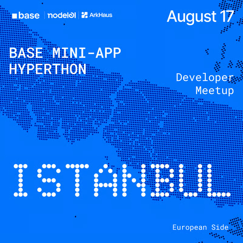 Poster for Base Mini-App Hyperthon in Istanbul