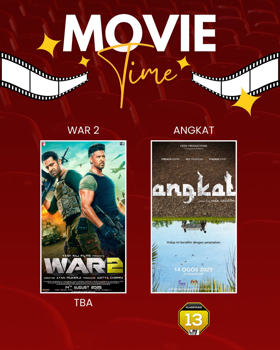 🔥 Minggu ni memang padu gila! Jackie Chan kembali dalam The Shadow’s Edge, anime legend Demon Slayer, dan aksi Tamil blockbuster Coolie!

Beli tiket sekarang di mmcineplexes.com
#mmCineplexes #mmCineplexesPlus #MOVIEJOM #MovieMagic #CinematicExperience