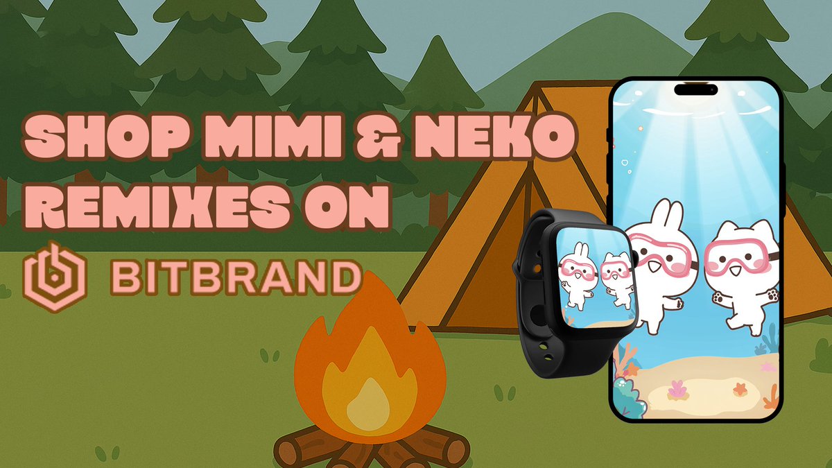 The top 10 winners of Minto’s Mimi &amp; Neko remix campaign are going global.

Their remixed artwork will be officially licensed and featured as premium iPhone &amp; Apple Watch wallpapers on BitBrand via @remaster_io

This is a major step forward for onchain IP licensing and