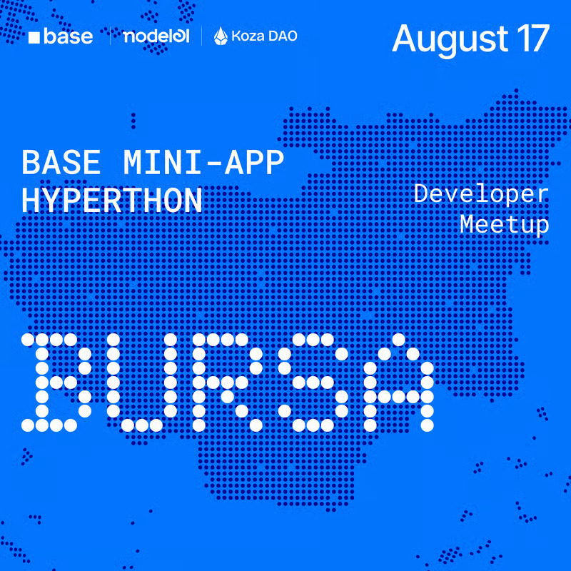 Poster for Base Mini-App Hyperthon in Bursa
