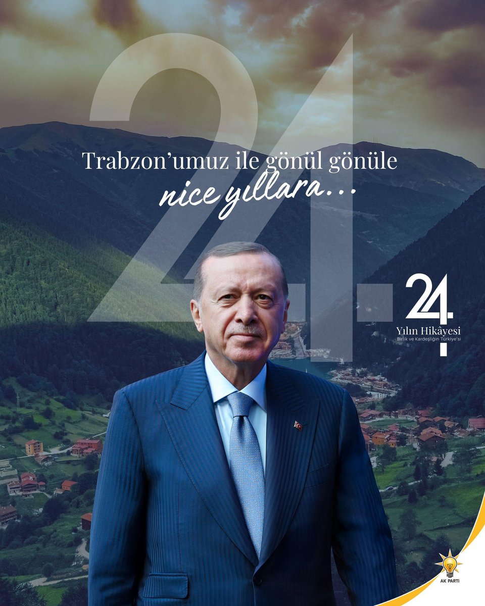 Trabzon ile gönül gönüle, Türkiye Yüzyılı’na

#24YılınHikayesi