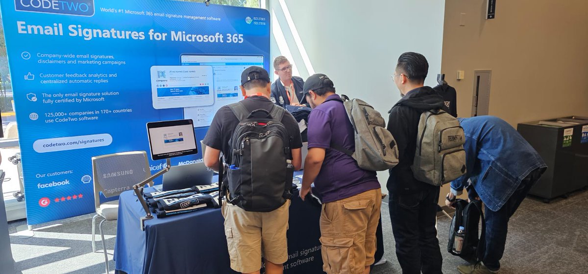 CodeTwoSoftware's tweet image. Here's a quick photo recap of our first day at TechMentor @ Microsoft HQ 2025. We're here today as well, so if you haven't yet, be sure to swing by booth #5 and say hi!