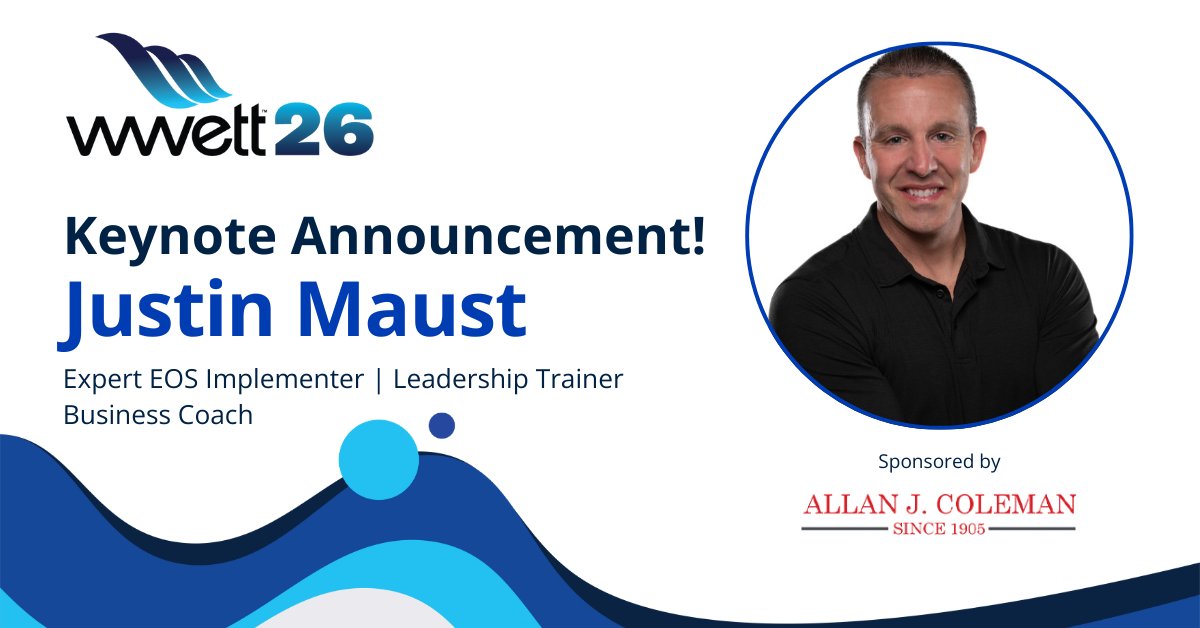 WWETT Show (@wwettshow) on Twitter photo Transform your leadership at the WWETT 2026 Keynote with Expert EOS implementer Justin Maust! Join Justin as he delivers "7 Practices of Great Leaders" to open #WWETT26! Learn proven strategies to inspire teams and drive growth.
 
Learn more: utm.io/uiK6S Transform your leadership at the WWETT 2026 Keynote with Expert EOS implementer Justin Maust! Join Justin as he delivers "7 Practices of Great Leaders" to open #WWETT26! Learn proven strategies to inspire teams and drive growth.
 
Learn more: utm.io/uiK6S