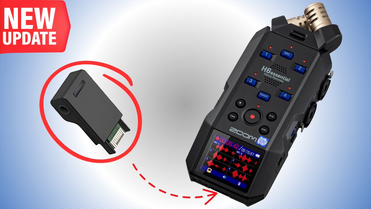 FreePodTools's tweet image. Check out the Zoom #H6essential Handy Recorder news and updates. youtu.be/GWz_mawmcH8?si…